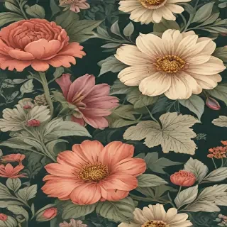 vintage flower illustration