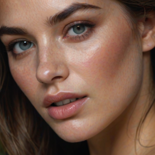 The incredible mistery of woman beauty. Hyper-realistic, 4K, HDR ,very close frame