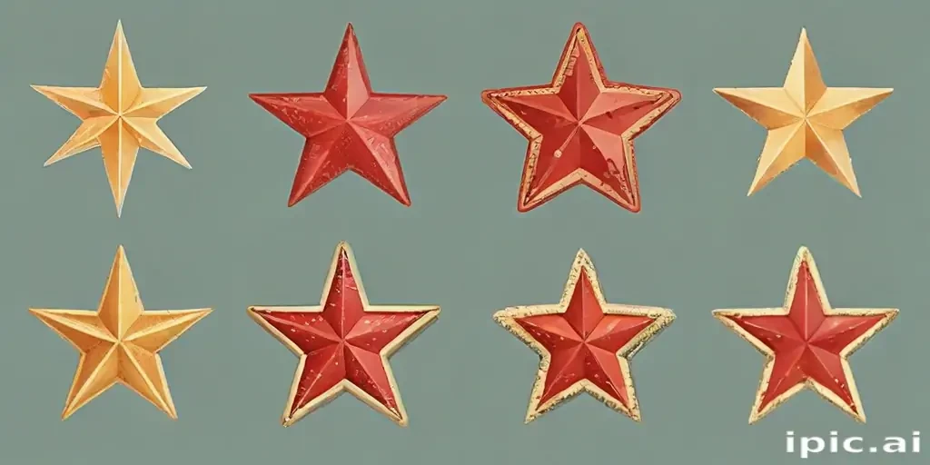 christmas stars clipart