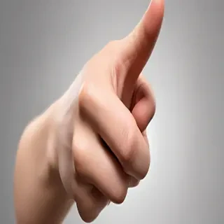 pointing finger png