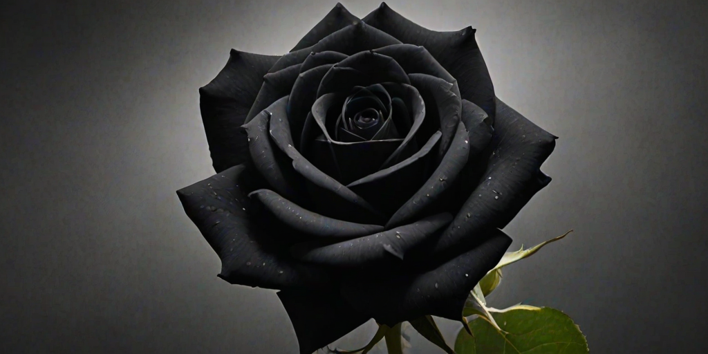 black rose picture