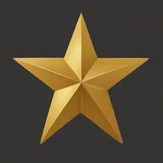 gold star sticker png