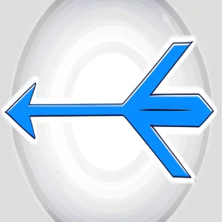 blue arrow png