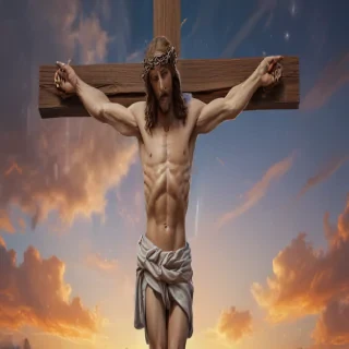 picture of jesus on the cross