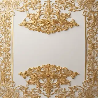 elegant white and gold background