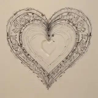 outline heart png