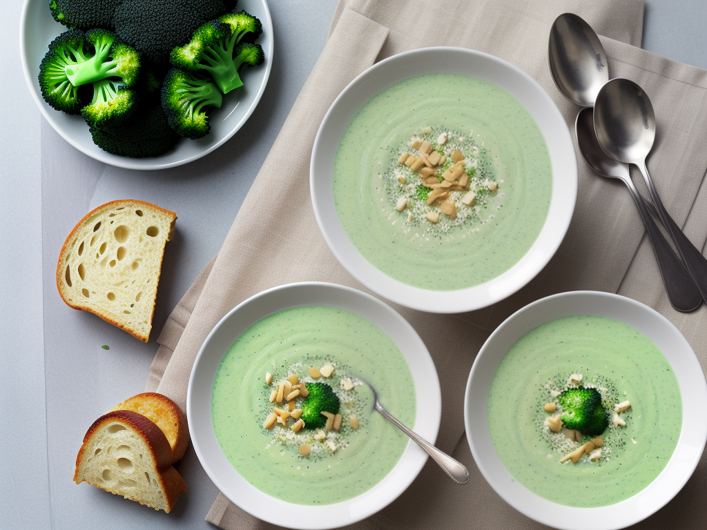 what to eat with broccoli cheese soup