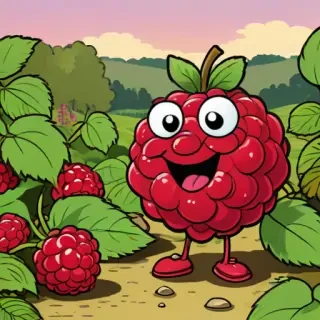 raspberry cartoon