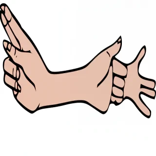 clipart high five