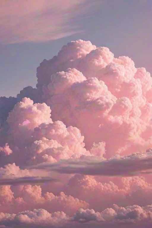 pink cloud wallpaper