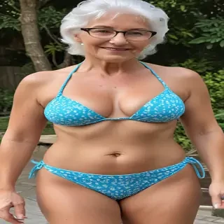 granny string bikini