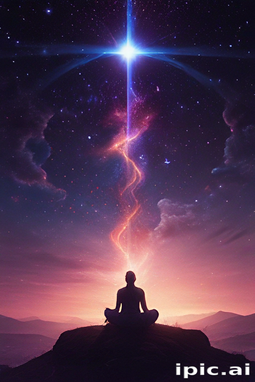 Contemplating The Cosmos A Journey Through Light And Inner Peace 