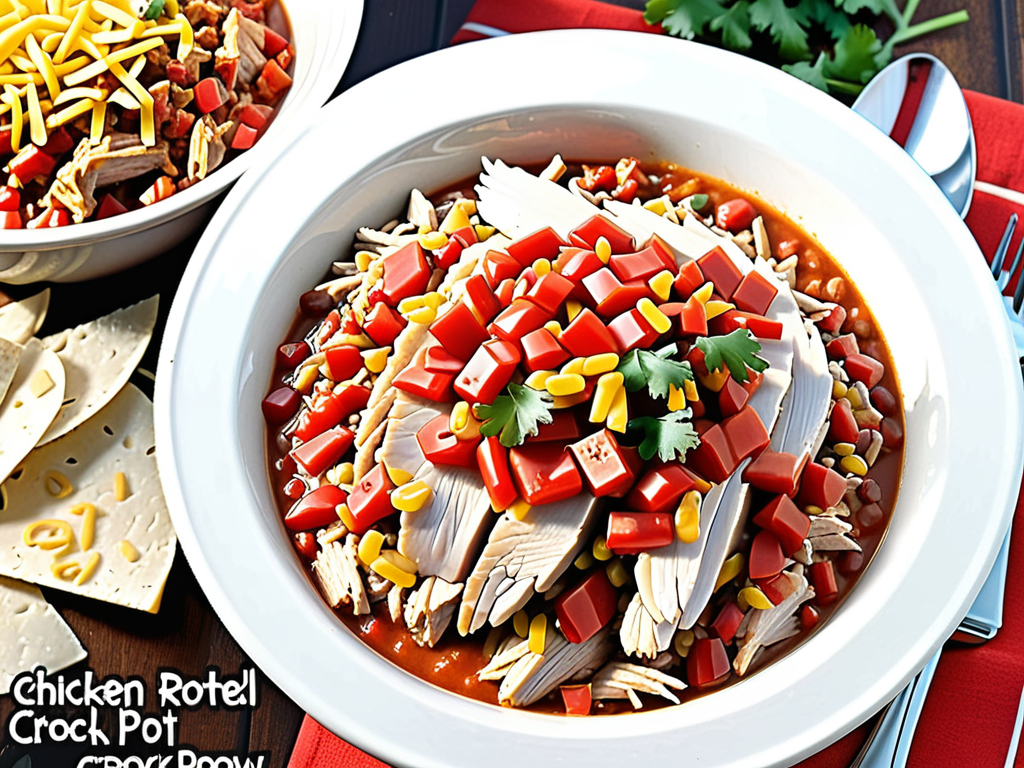 chicken and rotel crock pot