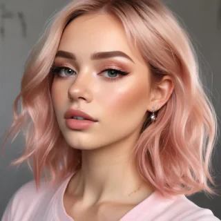 pastel rose gold aesthetic