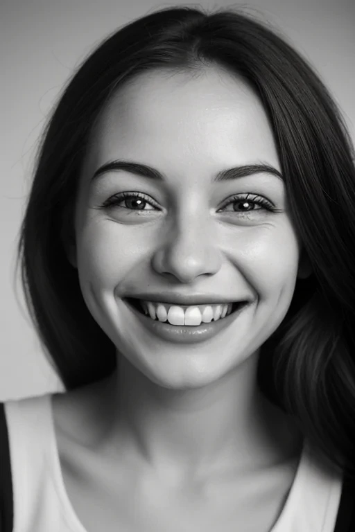 smiley face black and white