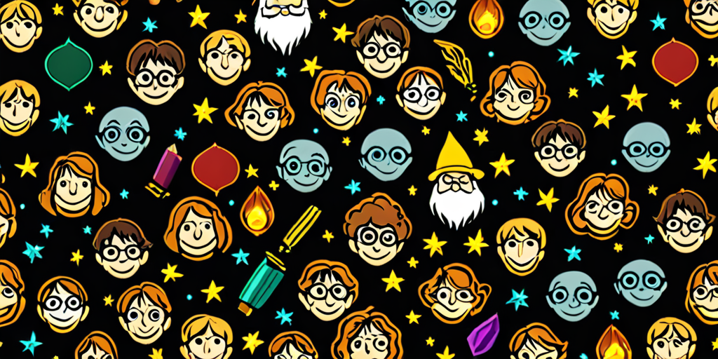 Potter Repeating Pattern harry potter repeated pattern background