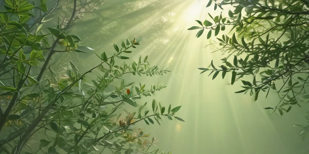 sage green backround