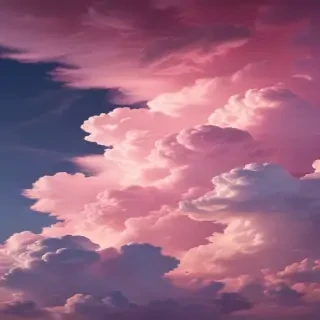 pink cloud background