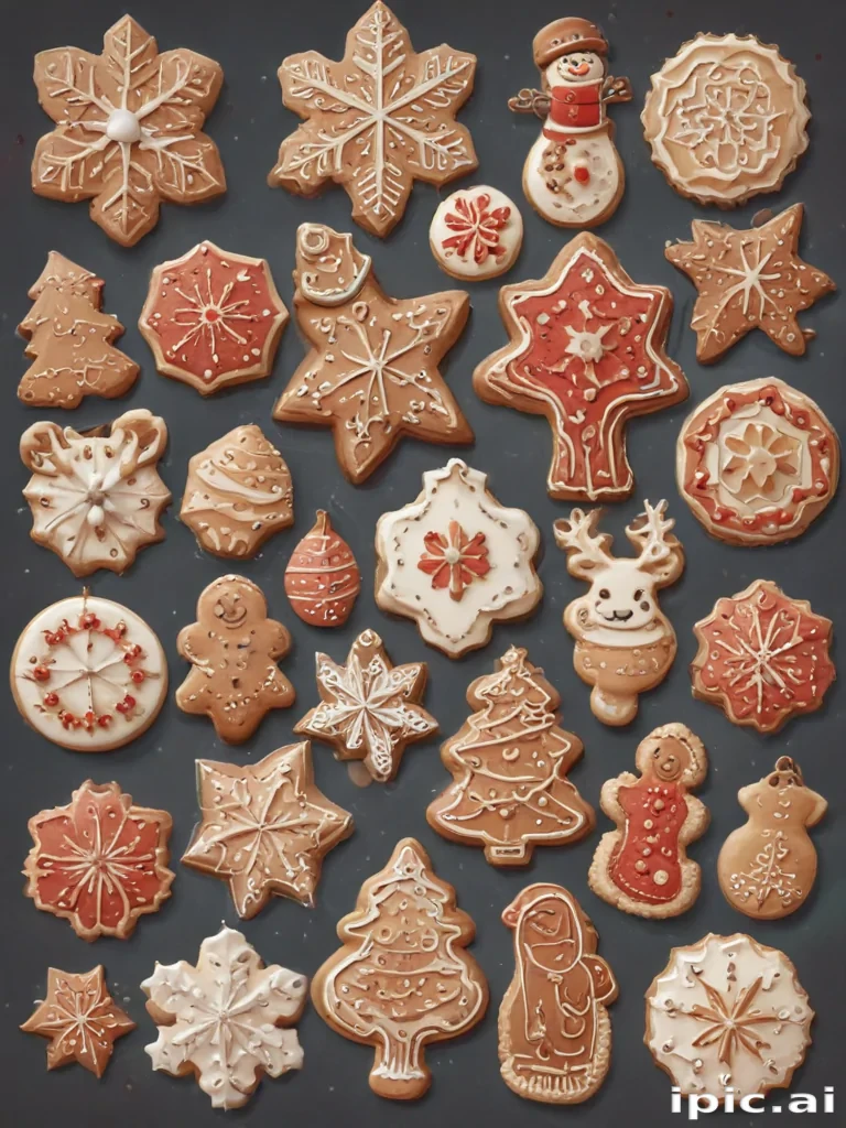 clip art christmas cookies