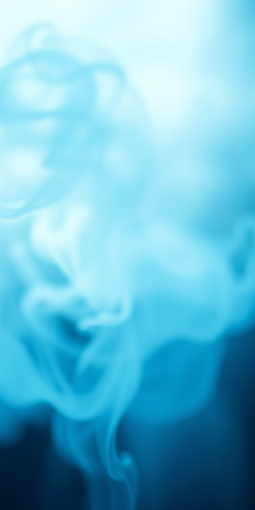 Create a soft blue smoky background with a slightly blurred effect, using a DSLR camera at f/2.8 aperture, ISO 100, 50mm lens, at a low angle shot, with shallow depth of field to enhance image quality.