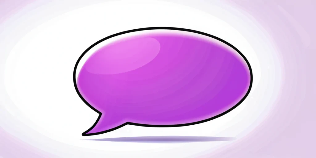 speech bubble