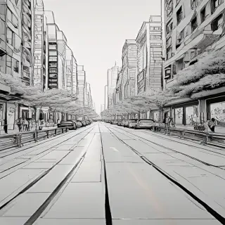 aesthetic line art