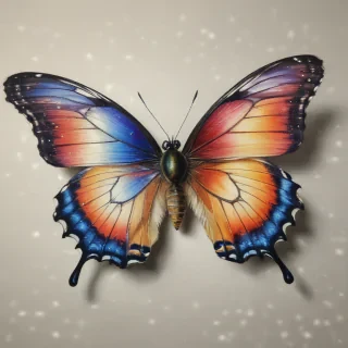 picture of a butterfly drawing