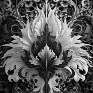 black and white patterns