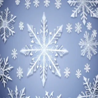 snowflakes transparent background