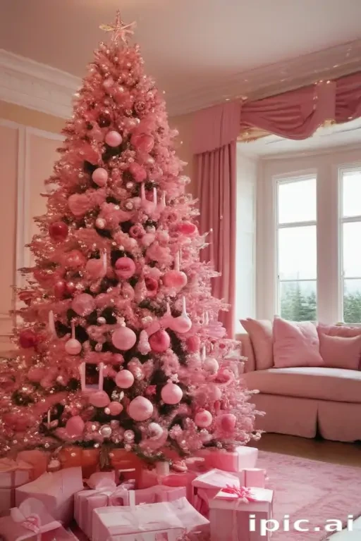 pink christmas pictures