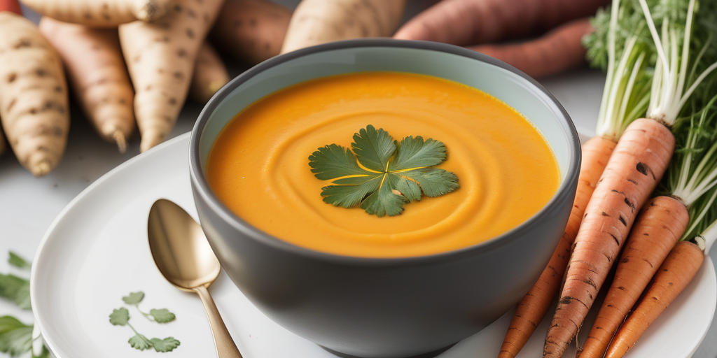 sweet potato carrot ginger soup