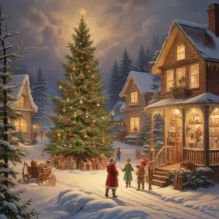 vintage christmas images to print