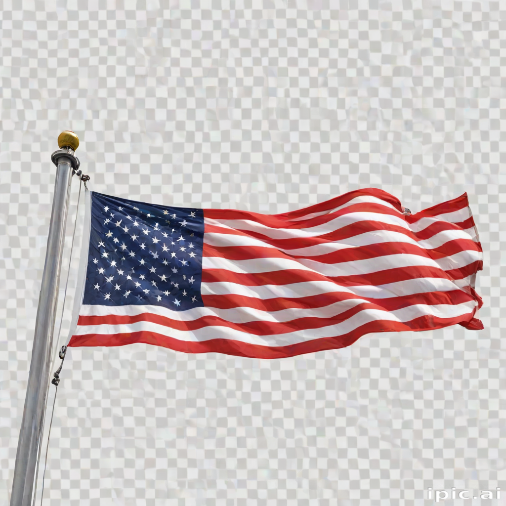 united states flag transparent