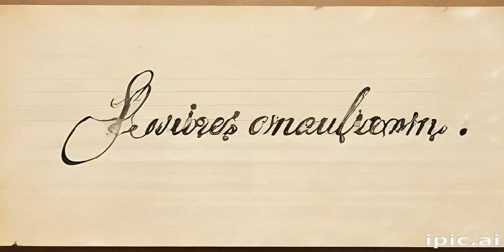 cursive laura