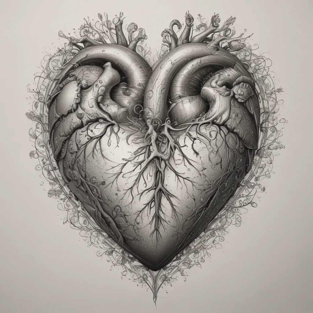 hand drawn heart