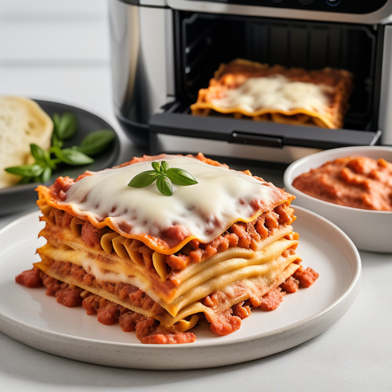 frozen lasagna in air fryer