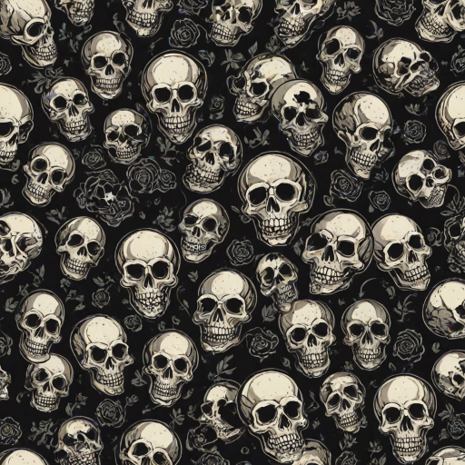 skull background