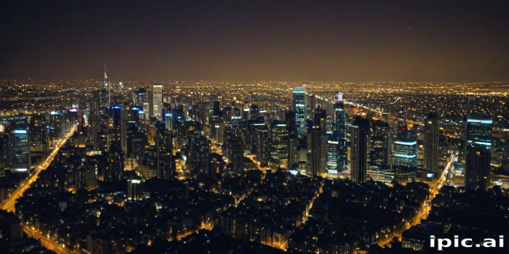 city lights background