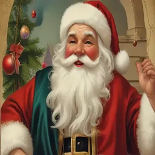 vintage santa images