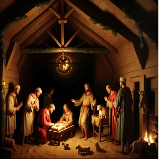 manger scene images free