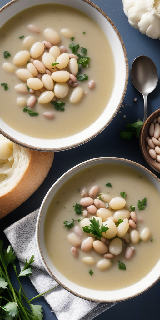 cauliflower potato white bean soup