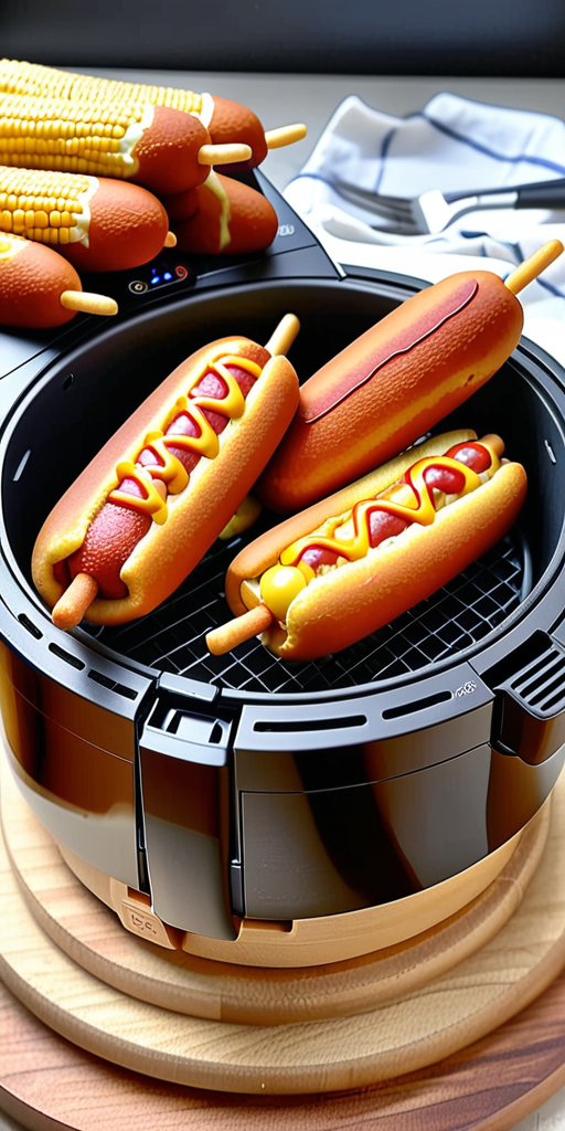 how to cook corn dog in air fryer