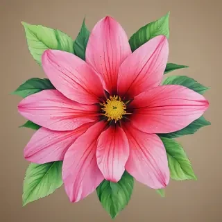 flower color drawings