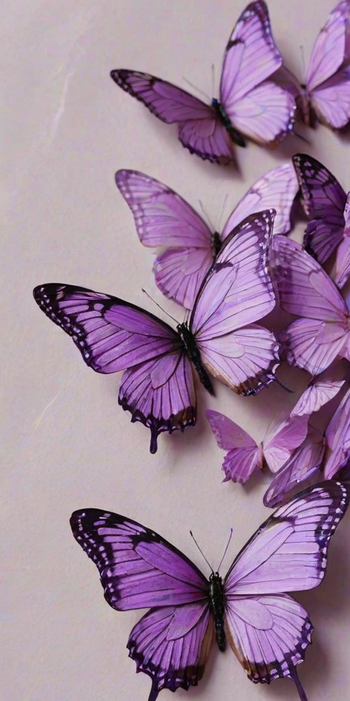 aesthetic purple butterfly