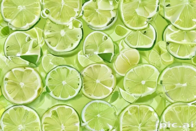 lime green background