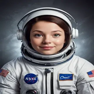 astronaut cartoon