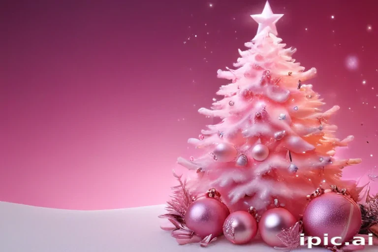 pink christmas desktop wallpaper