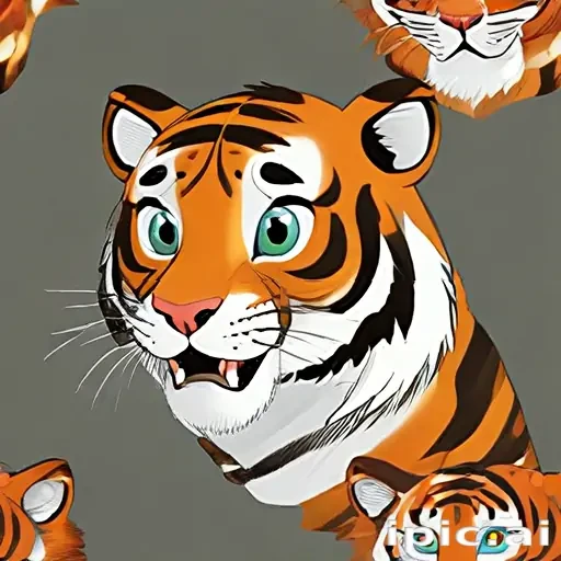tiger cartoon tiger