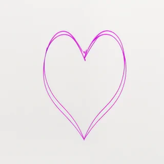 outline heart png