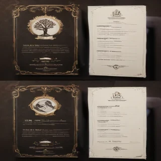 menu mock up